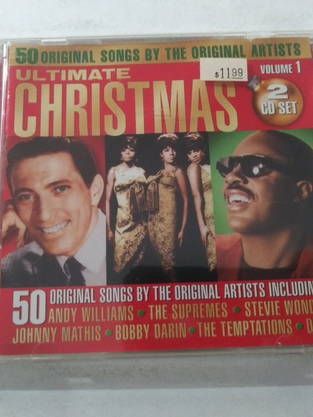 Ultimate Christmas Album Volume 1 VG+ Original Collectables Double Comp CD BING